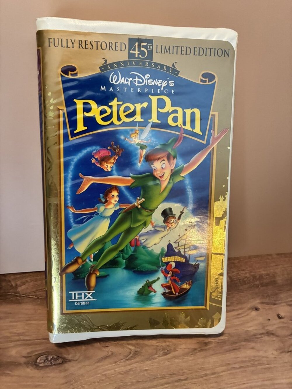 Walt Disney's Peter Pan VHS 45th Anniversary Limited Edition Fully Restored 1998